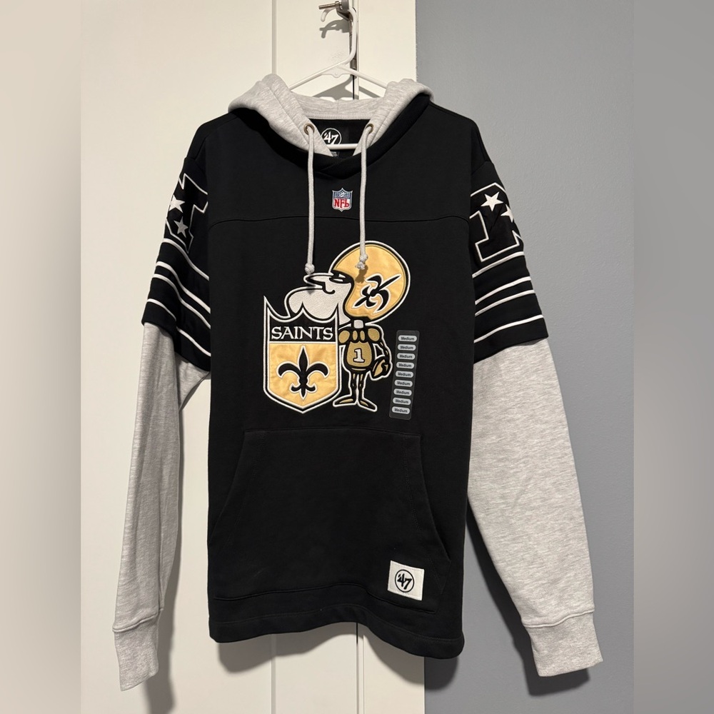 Men’s New Orleans Saints Hoodie Size M NWT